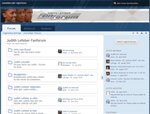 Tablet Screenshot of forum.judith-music.de